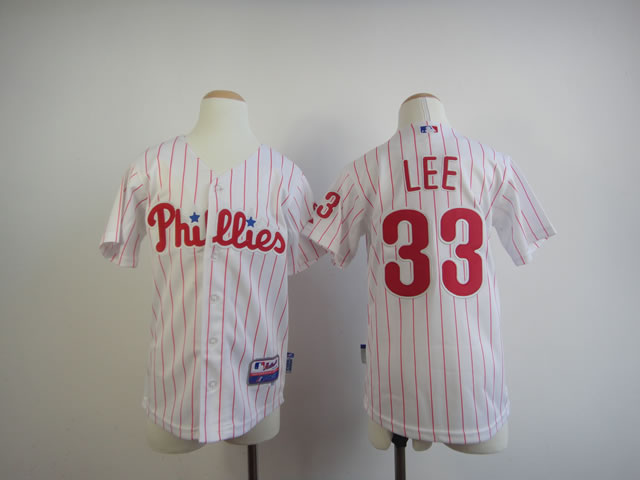 Youth Philadelphia Phillies #33 Lee White MLB Jerseys->youth mlb jersey->Youth Jersey